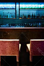 Empty bar counter
