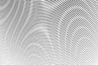 Monochrome abstract gradient background with moire effect.