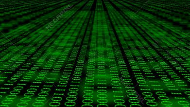 Binary code screen data code