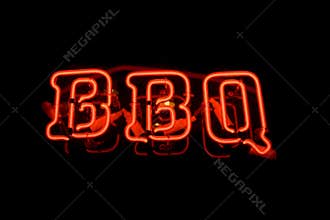 Neon BBQ Sign
