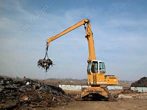 Scrap yard magnet