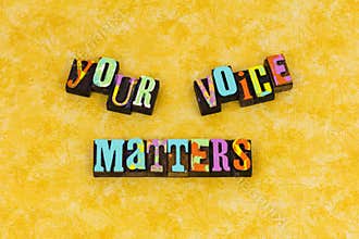 Your voice opinion communication matters feedback speak up ideas involved