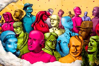 Graffiti at urban culture festival