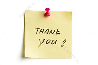 Thank you note