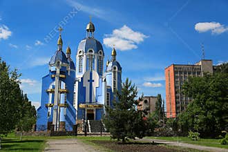 Church of the Protection of Holy Virgin in Vinnytsia city, Ukraine
