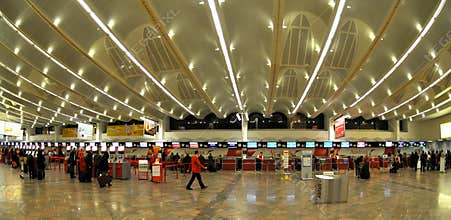 Check-in in Vienna airport