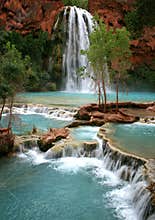 Havasu Falls Waterfall