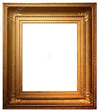 Picture frame and white background