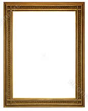 Picture frame and white background
