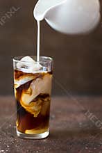 Iced cold brew coffee