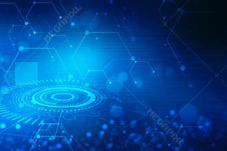 Technology Abstract Background, futuristic background, cyberspace Concept