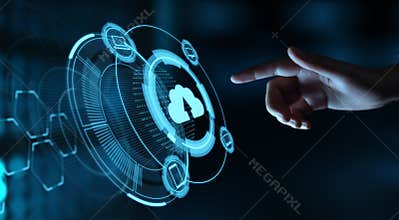 Cloud Computing Technology Internet Storage Network Concept