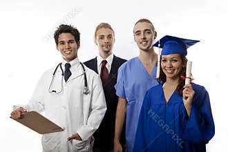Team of young professionals
