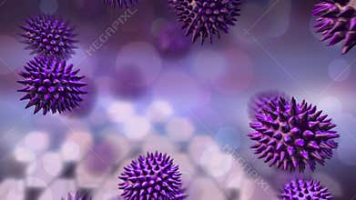 Purple bacteria on free falling
