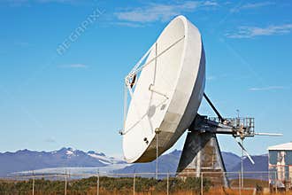 Satellite communications dish