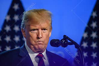 Donald Trump, during press conference