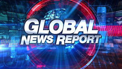 Global News Report - Broadcast Animation Graphic Title
