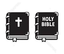 Cartoon Bible book drawing