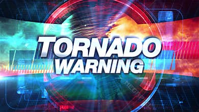 Tornado Warning - Broadcast TV Graphics Title
