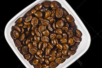 Bowl of Coffee close
