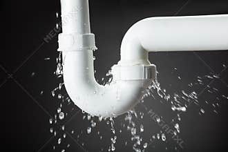 Leakage Of Water From Pipe