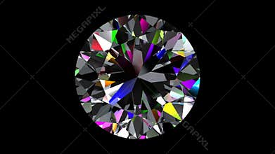 Diamond Brilliant. Looped. Alpha Matte.