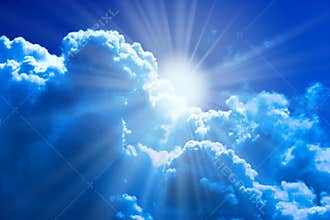 Sun and clouds
