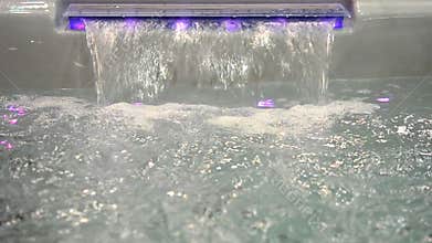 Sequence jacuzzi bath close-up