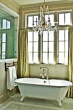 Elegant Bathroom with Tub