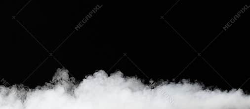 Fog isolated on black