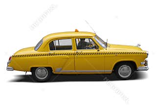 Vintage taxi cab