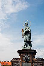 Statue on Charles Bridge in Prague