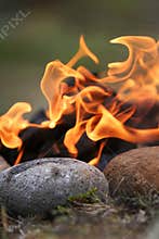 Dancing flames