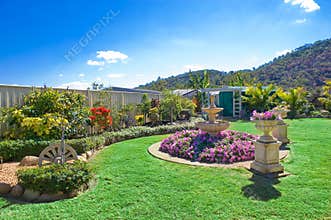 Landscaped gardens