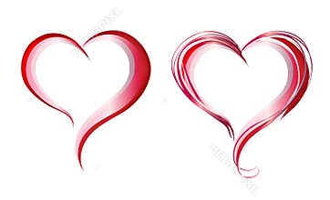 Valentine&#x27;s Day Red Heart Isolated