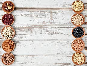 Collection of different legumes