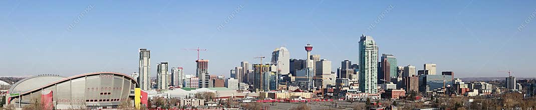 City skyline, Calgary, Alberta, Canada