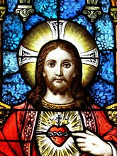Jesus in Stained Glass