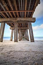 Long exposure of Naples Pier, Florida