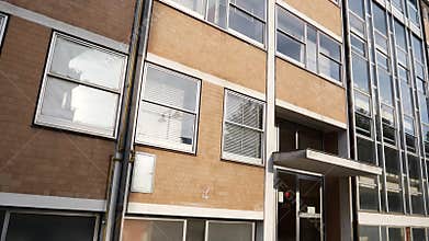 shot of high school exterior