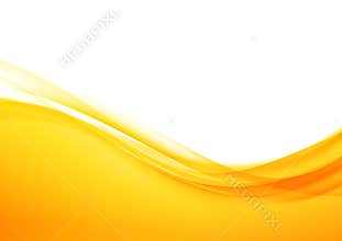 Bright orange abstract modern swoosh elegant soft wave backgroun