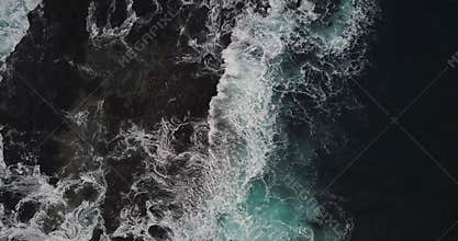 Rocky seashore landscape