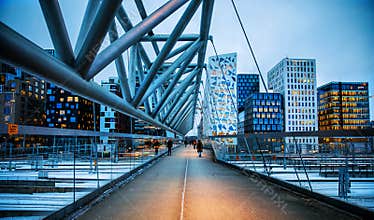 Bridge in Barcode Project, Oslo