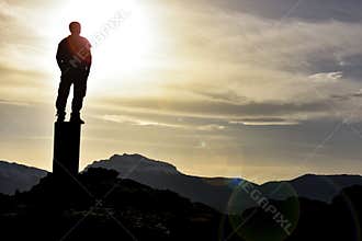 A person who can safely and peacefully look into the future
