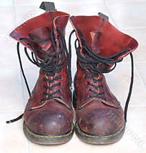 Red boots