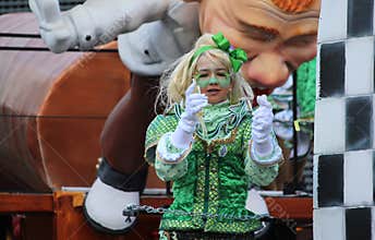 Little Girl in Carnival Parade
