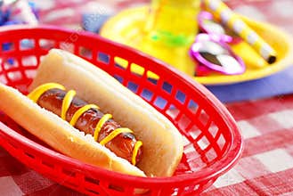 Birthday Party Hot Dog