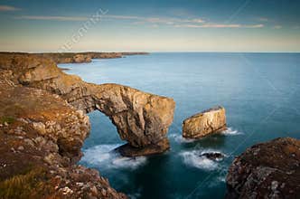 The Green Bridge of Wales