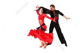 Dancers in action