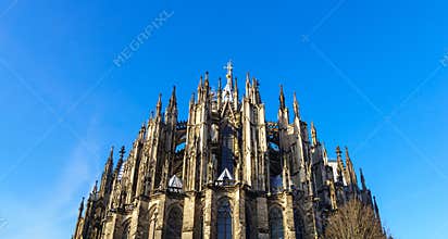Cologne Cathedral, monument of German Catholicism and Gothic architecture in Cologne, Germany